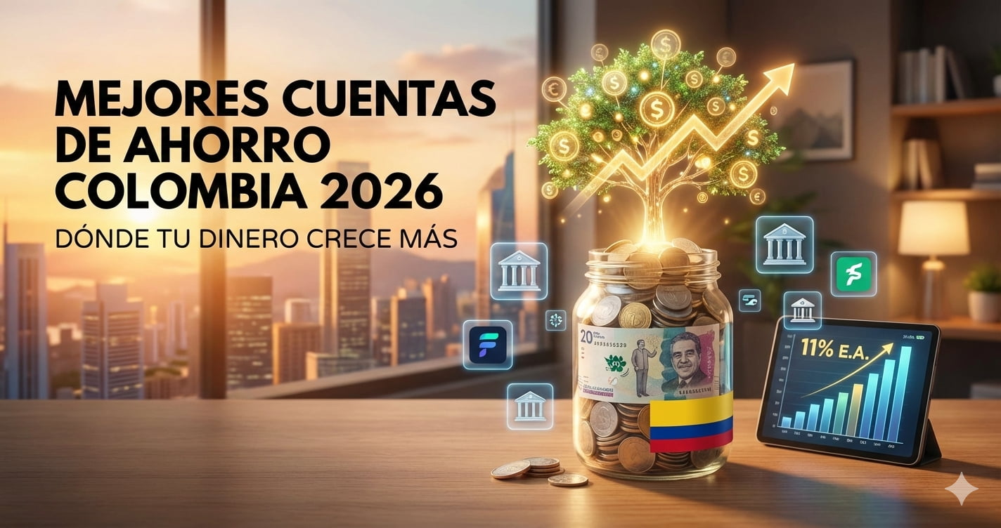 Mejores Cuentas de Ahorro en Colombia 2026: Dónde Tu Dinero Crece Más